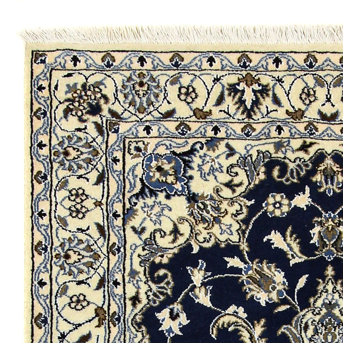 Tappeto Persero - Nain - 203 x 120 cm - blu scuro
