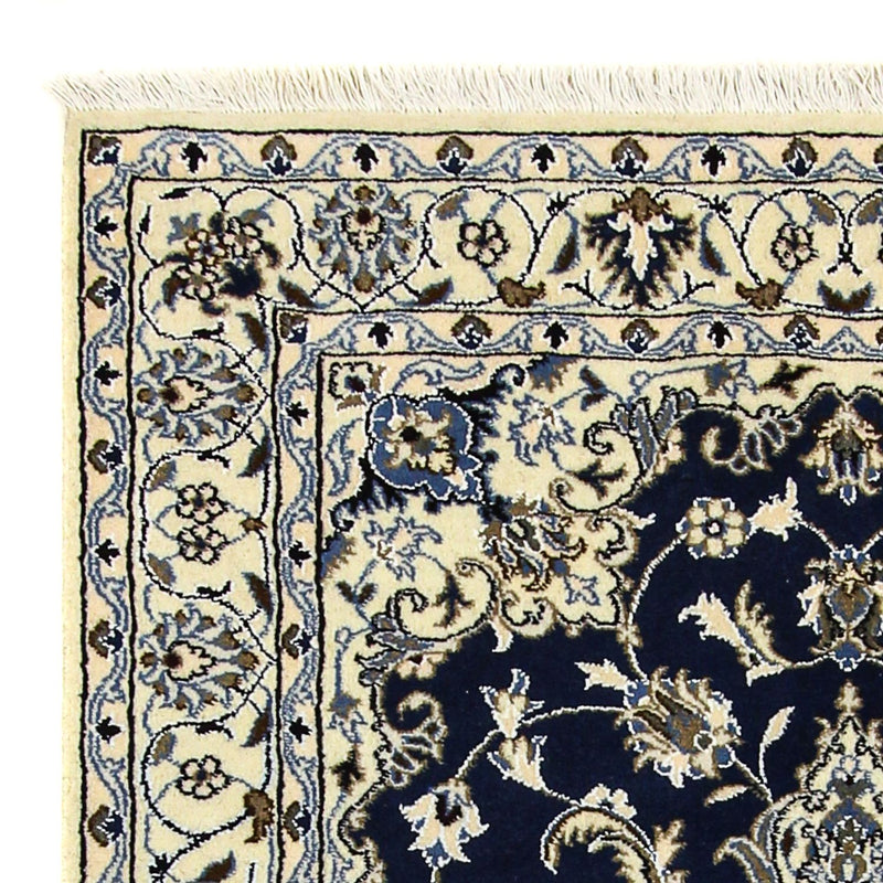 Tappeto Persero - Nain - 203 x 120 cm - blu scuro