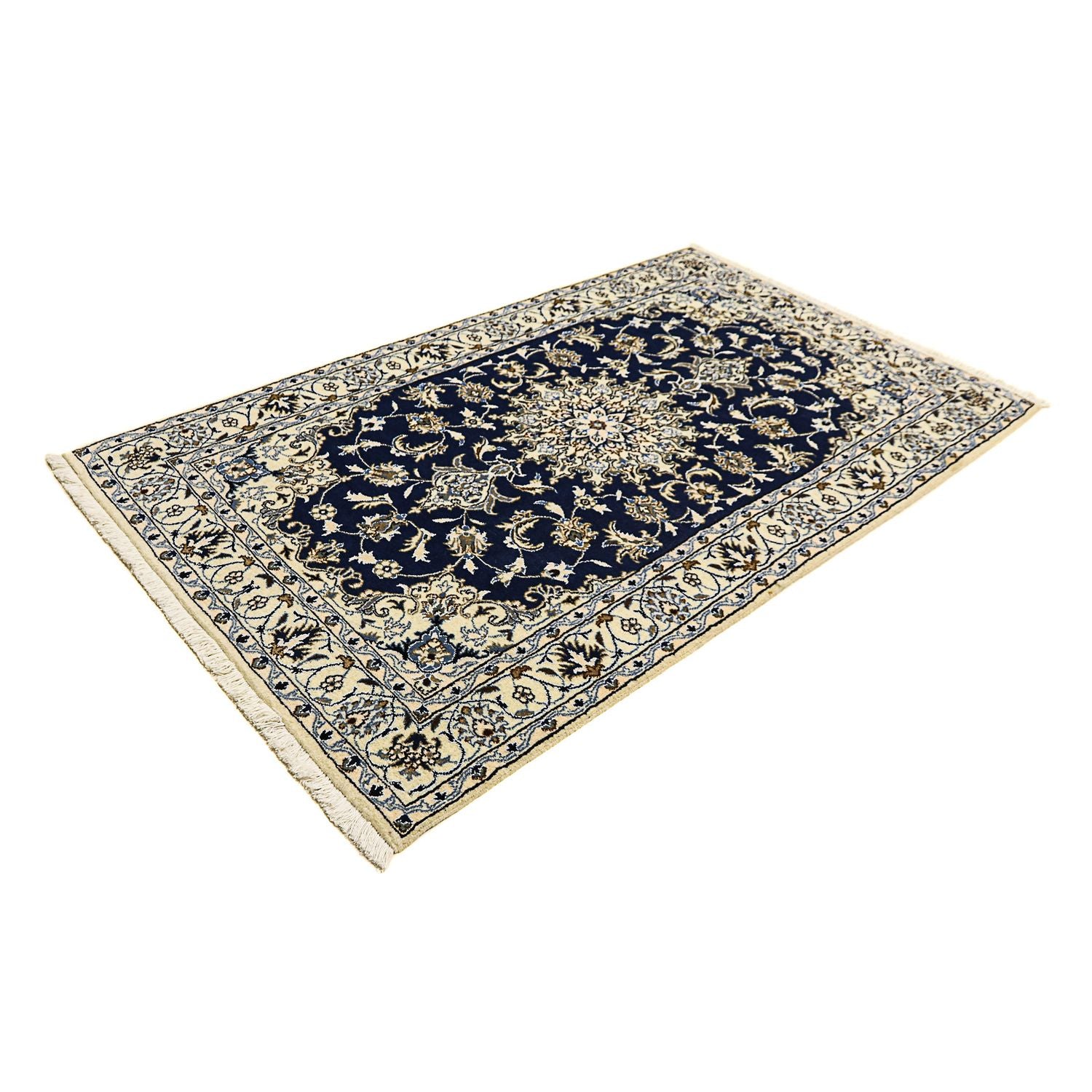 Tappeto Persero - Nain - 203 x 120 cm - blu scuro