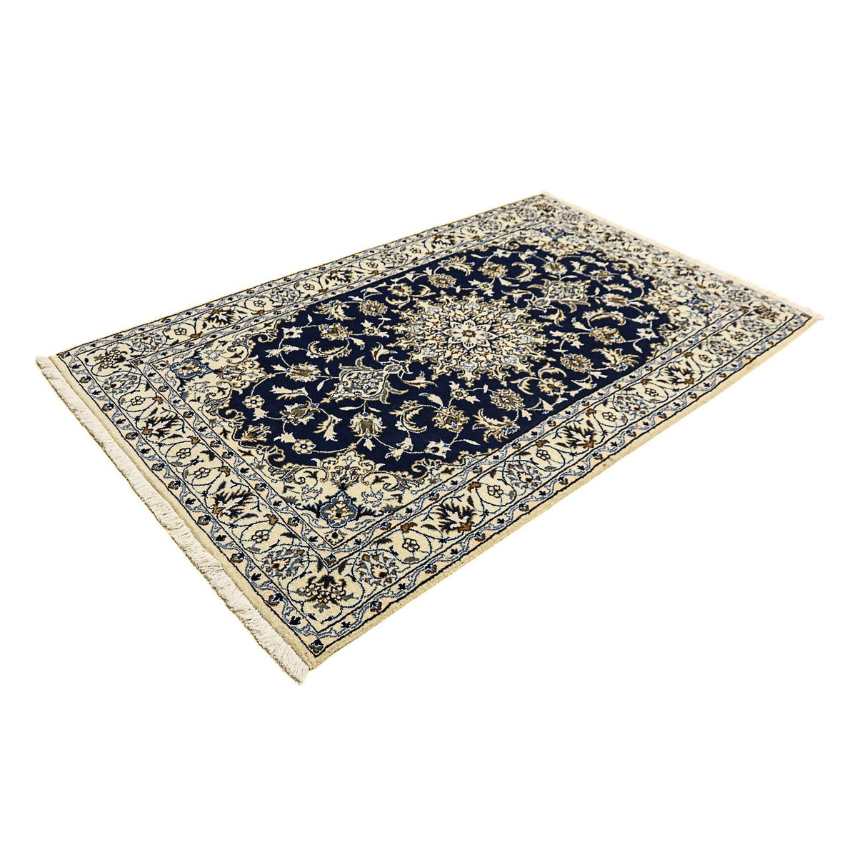 Tappeto Persero - Nain - 203 x 120 cm - blu scuro