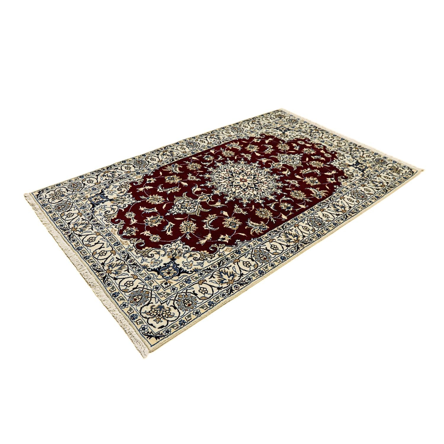 Tappeto Persero - Nain - 198 x 122 cm - rosso scuro