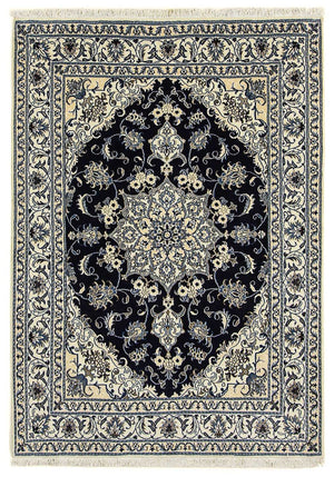 Tappeto Persero - Nain - 205 x 143 cm - blu scuro