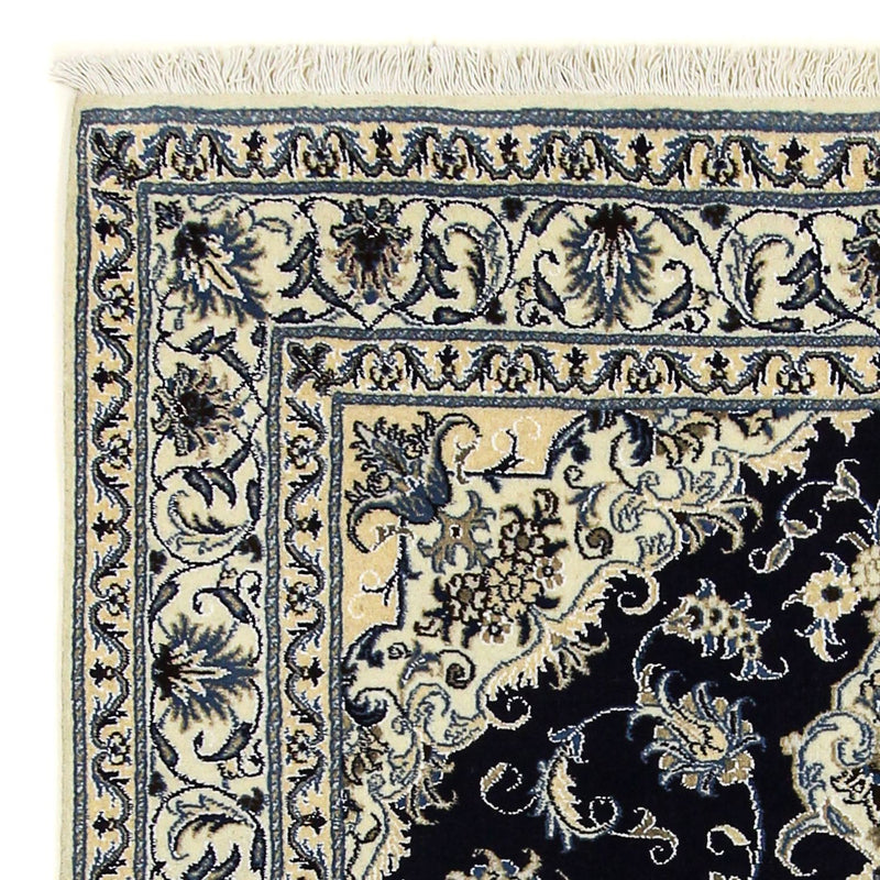 Tappeto Persero - Nain - 205 x 143 cm - blu scuro