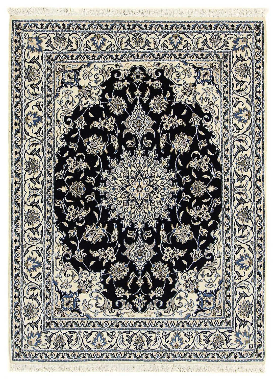 Tappeto Persero - Nain - 195 x 147 cm - blu scuro