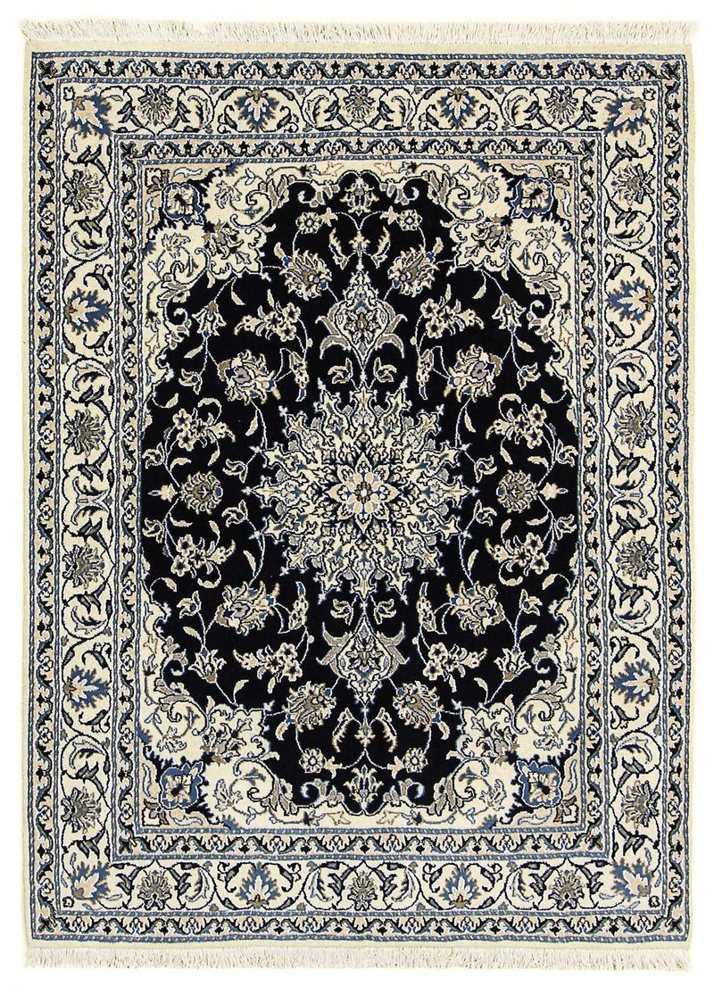 Tappeto Persero - Nain - 195 x 147 cm - blu scuro