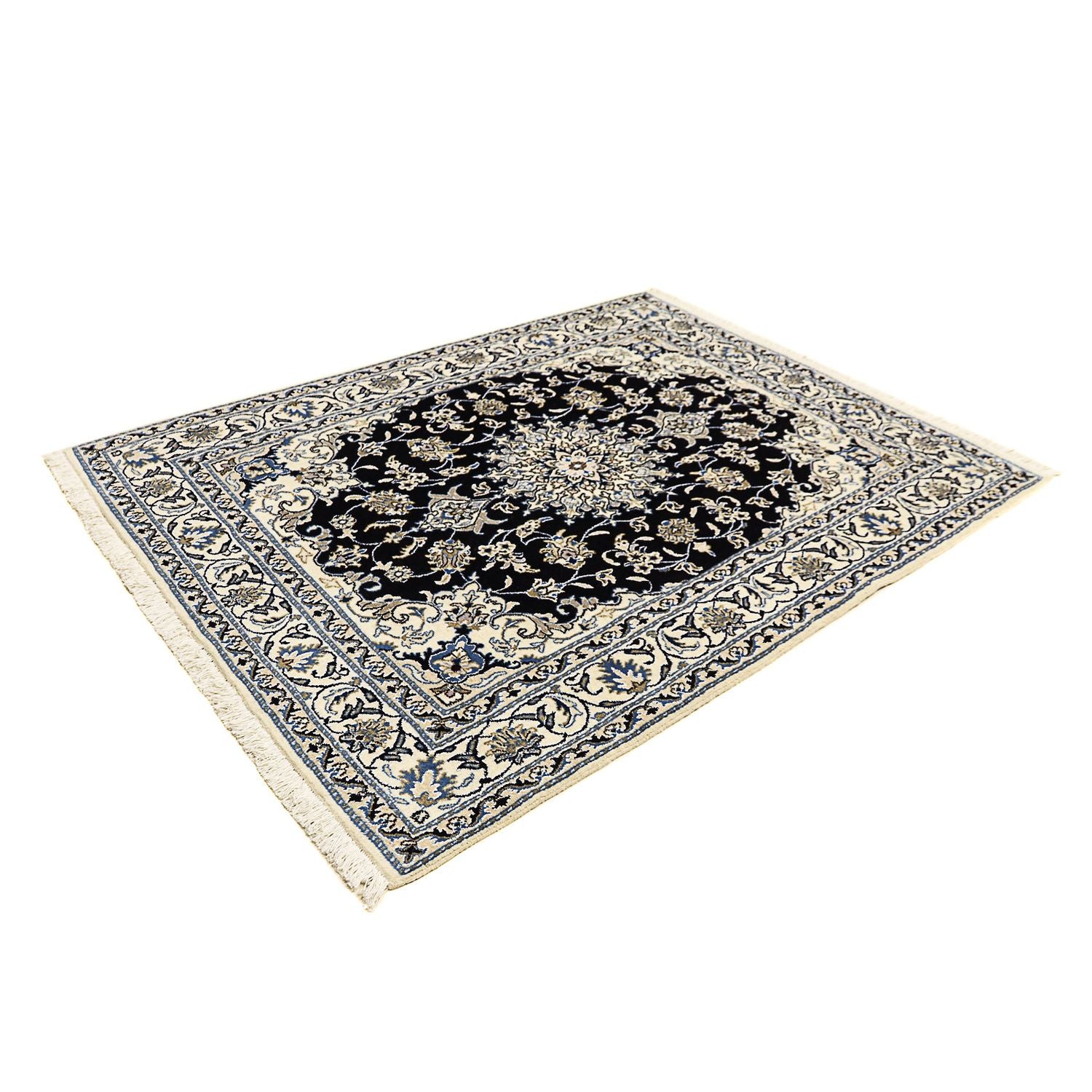 Tappeto Persero - Nain - 195 x 147 cm - blu scuro