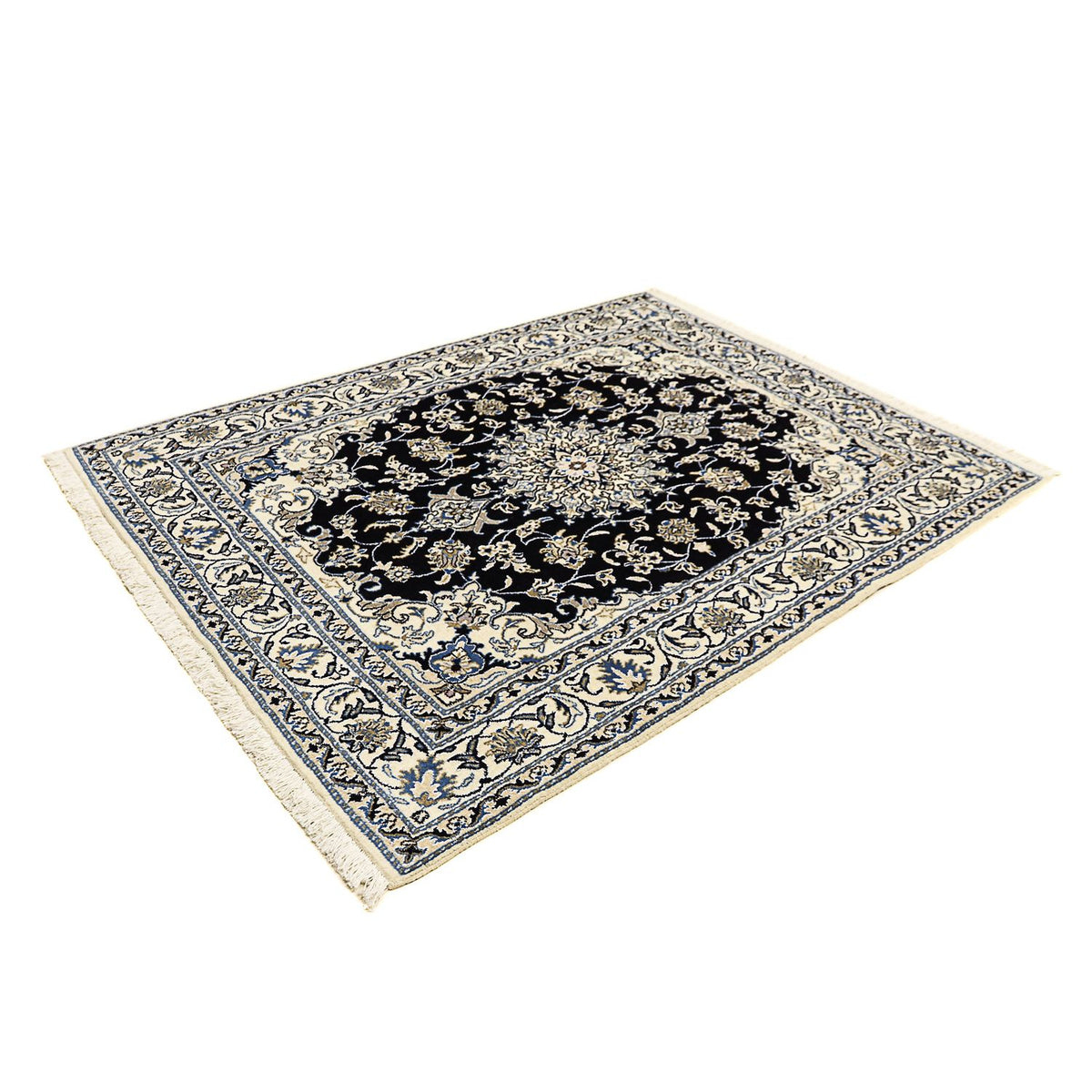 Tappeto Persero - Nain - 195 x 147 cm - blu scuro