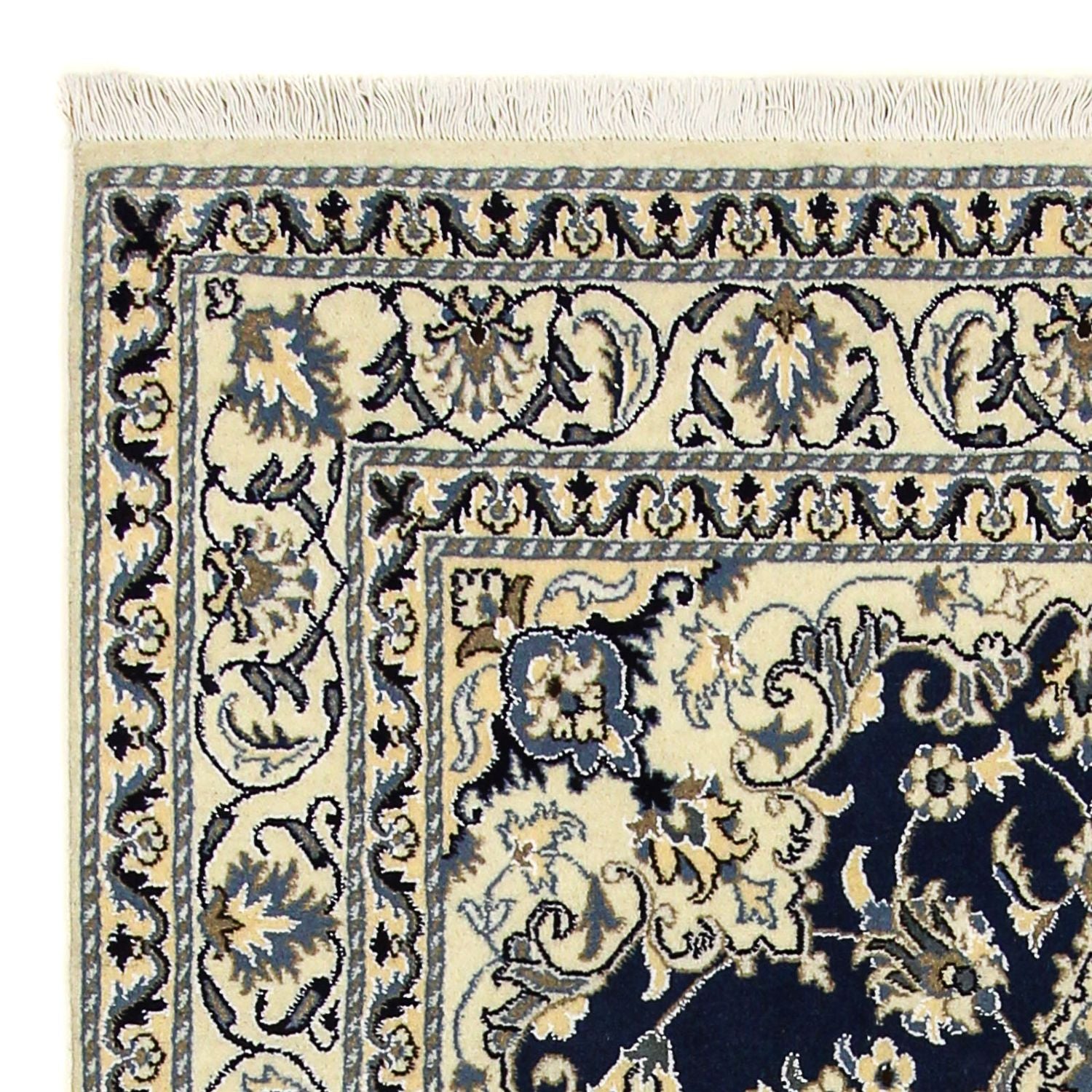 Tappeto Persero - Nain - 202 x 142 cm - blu scuro