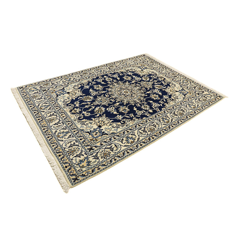 Tappeto Persero - Nain - 202 x 142 cm - blu scuro