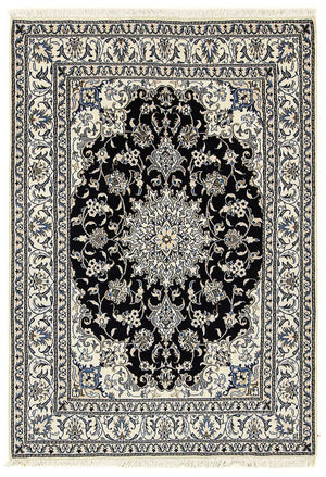 Tappeto Persero - Nain - 207 x 146 cm - blu scuro