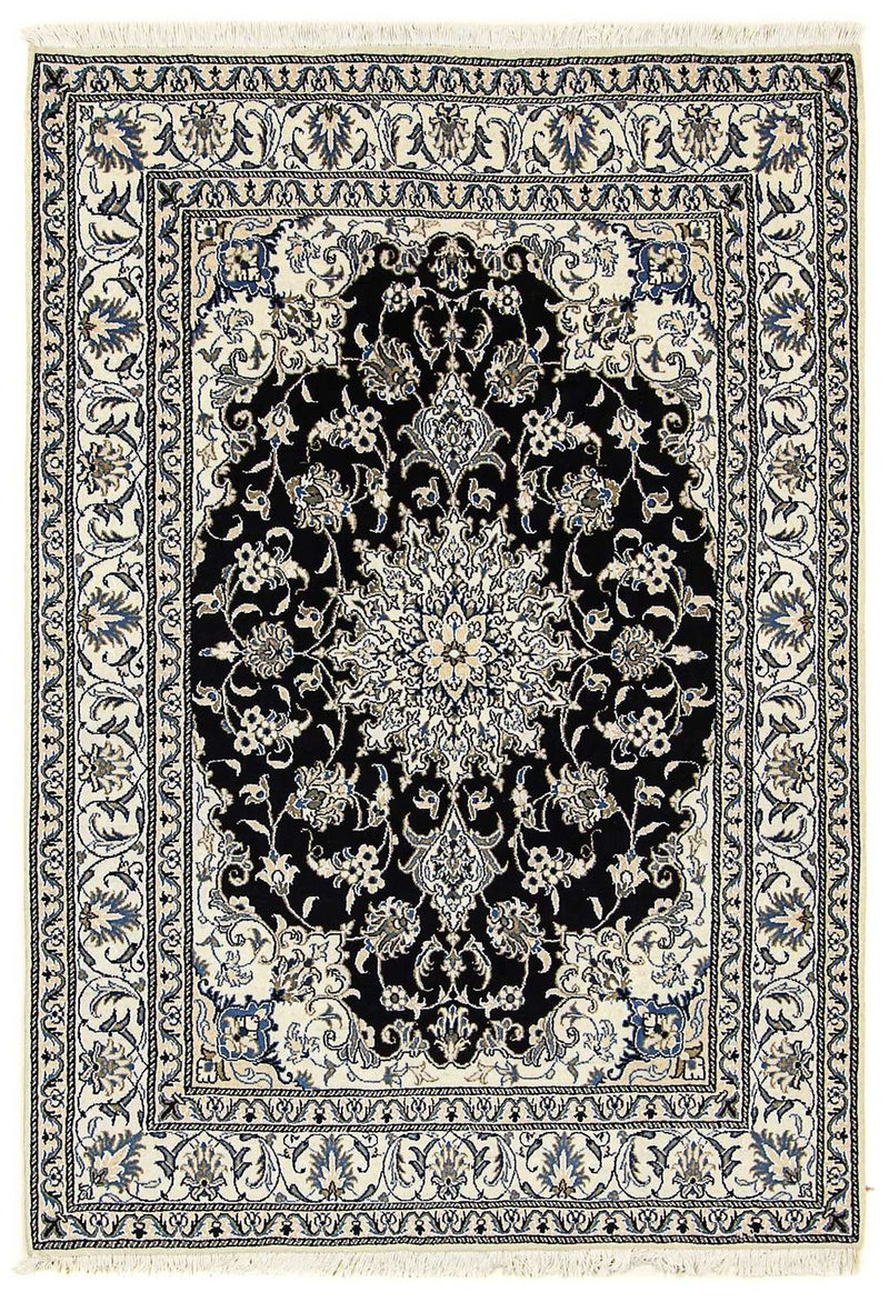 Tappeto Persero - Nain - 207 x 146 cm - blu scuro