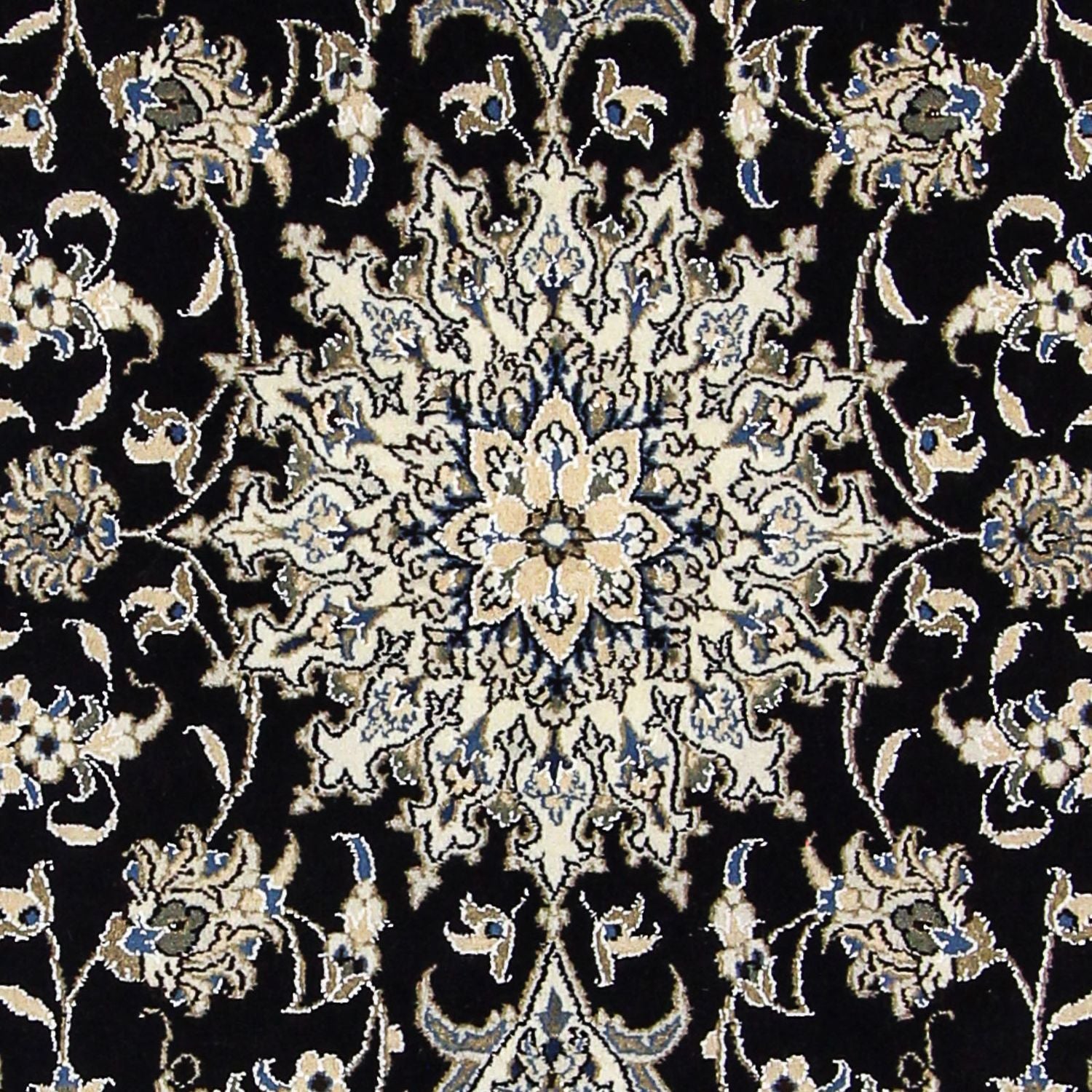 Tappeto Persero - Nain - 207 x 146 cm - blu scuro