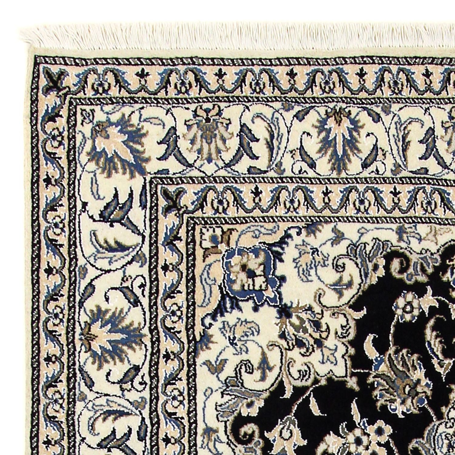 Tappeto Persero - Nain - 207 x 146 cm - blu scuro