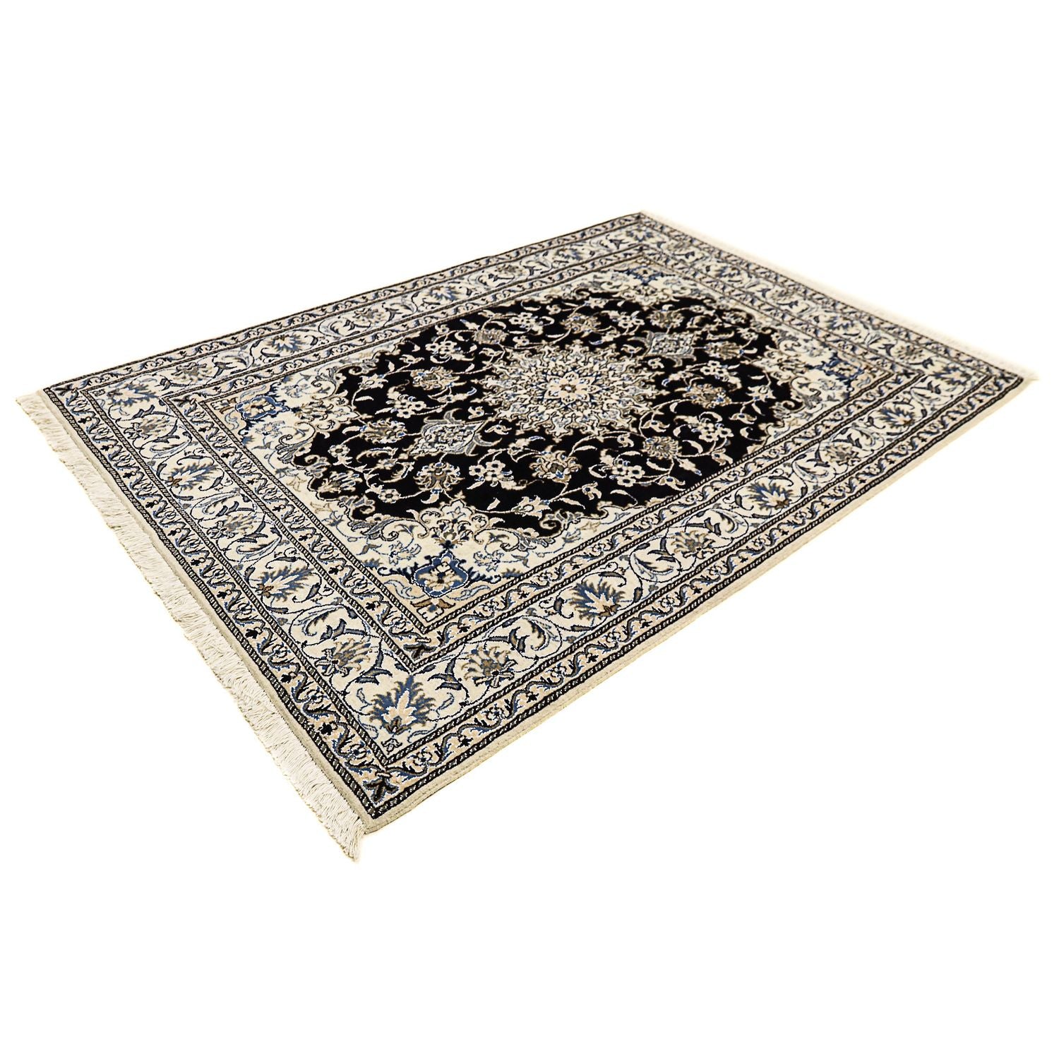 Tappeto Persero - Nain - 207 x 146 cm - blu scuro