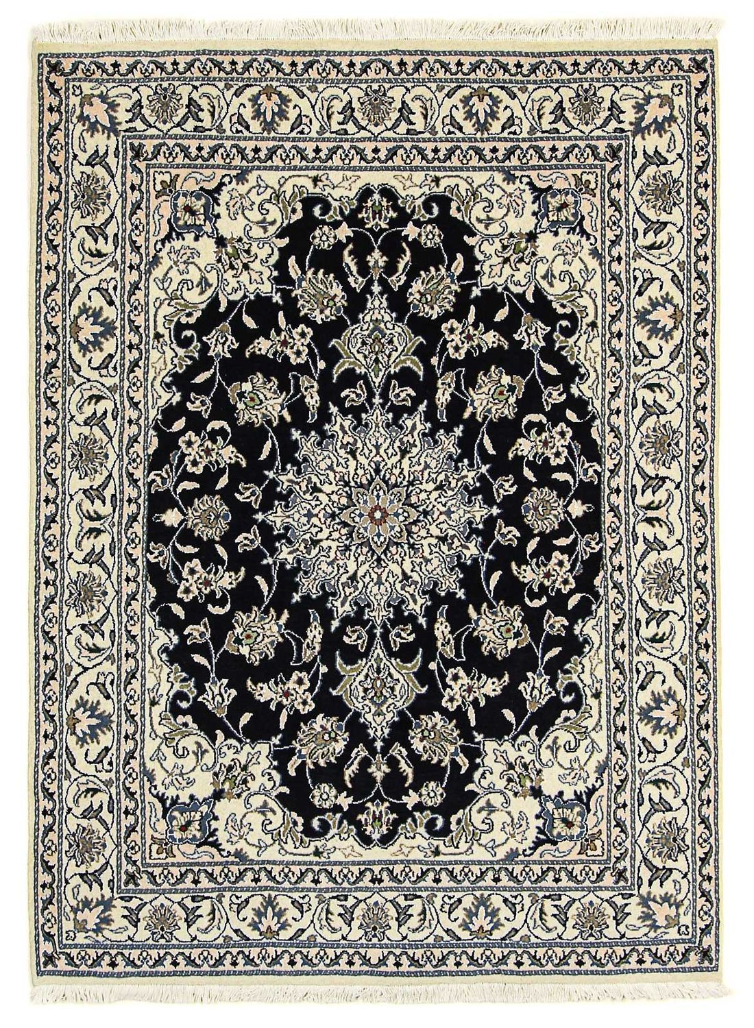 Tappeto Persero - Nain - 193 x 147 cm - blu scuro