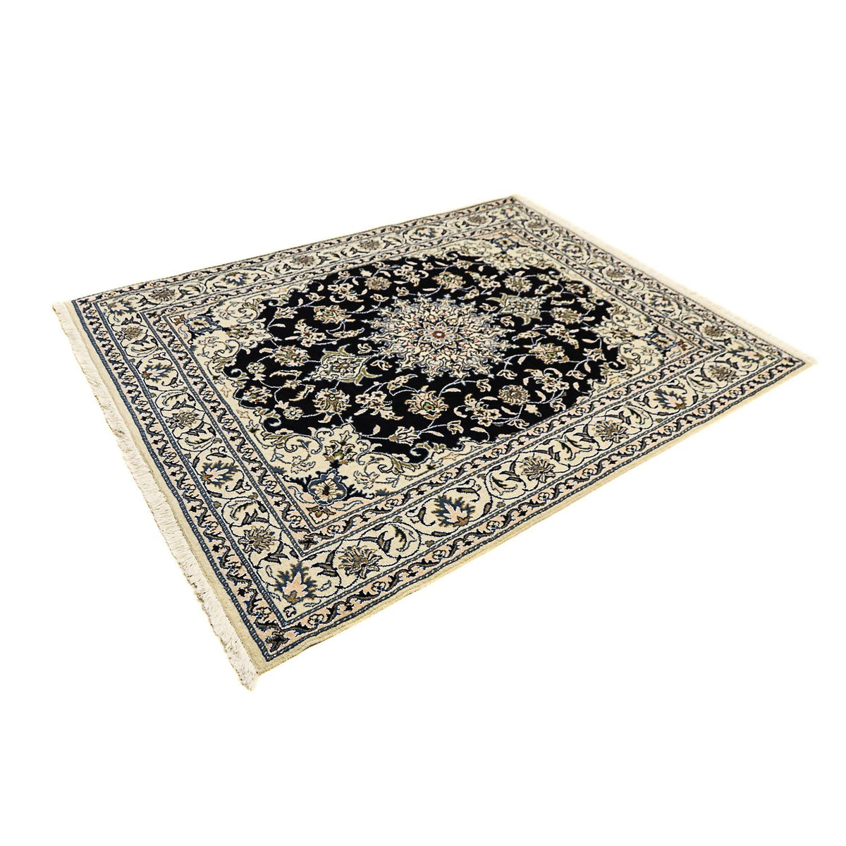 Tappeto Persero - Nain - 193 x 147 cm - blu scuro
