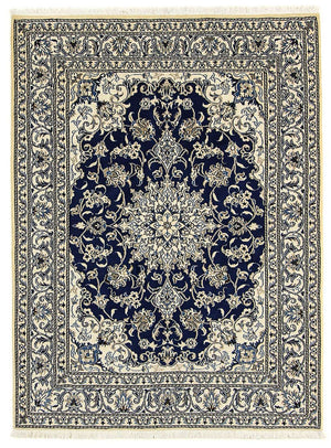 Tappeto Persero - Nain - 198 x 151 cm - blu scuro