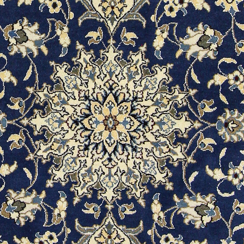 Tappeto Persero - Nain - 196 x 145 cm - blu scuro