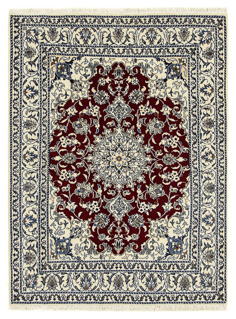 Tappeto Persero - Nain - 191 x 147 cm - rosso scuro