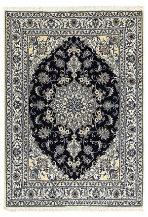 Tappeto Persero - Nain - 206 x 147 cm - blu scuro