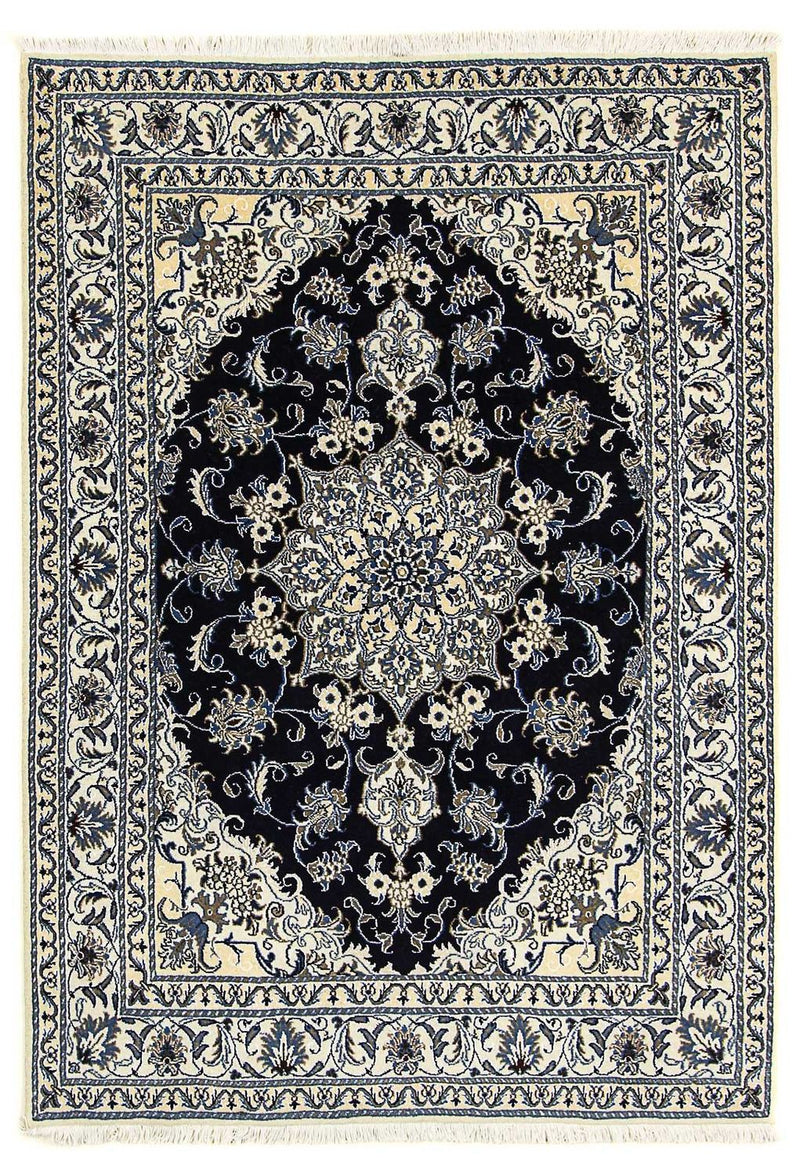 Tappeto Persero - Nain - 206 x 147 cm - blu scuro
