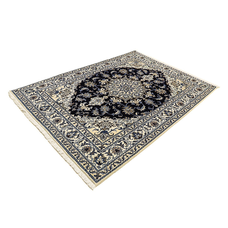 Tappeto Persero - Nain - 206 x 147 cm - blu scuro