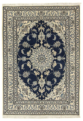 Tappeto Persero - Nain - 206 x 153 cm - blu scuro