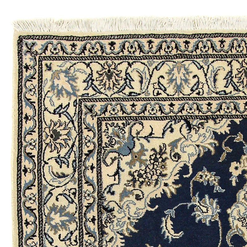 Tappeto Persero - Nain - 206 x 153 cm - blu scuro