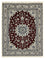 Tappeto Persero - Nain - 191 x 150 cm - rosso scuro