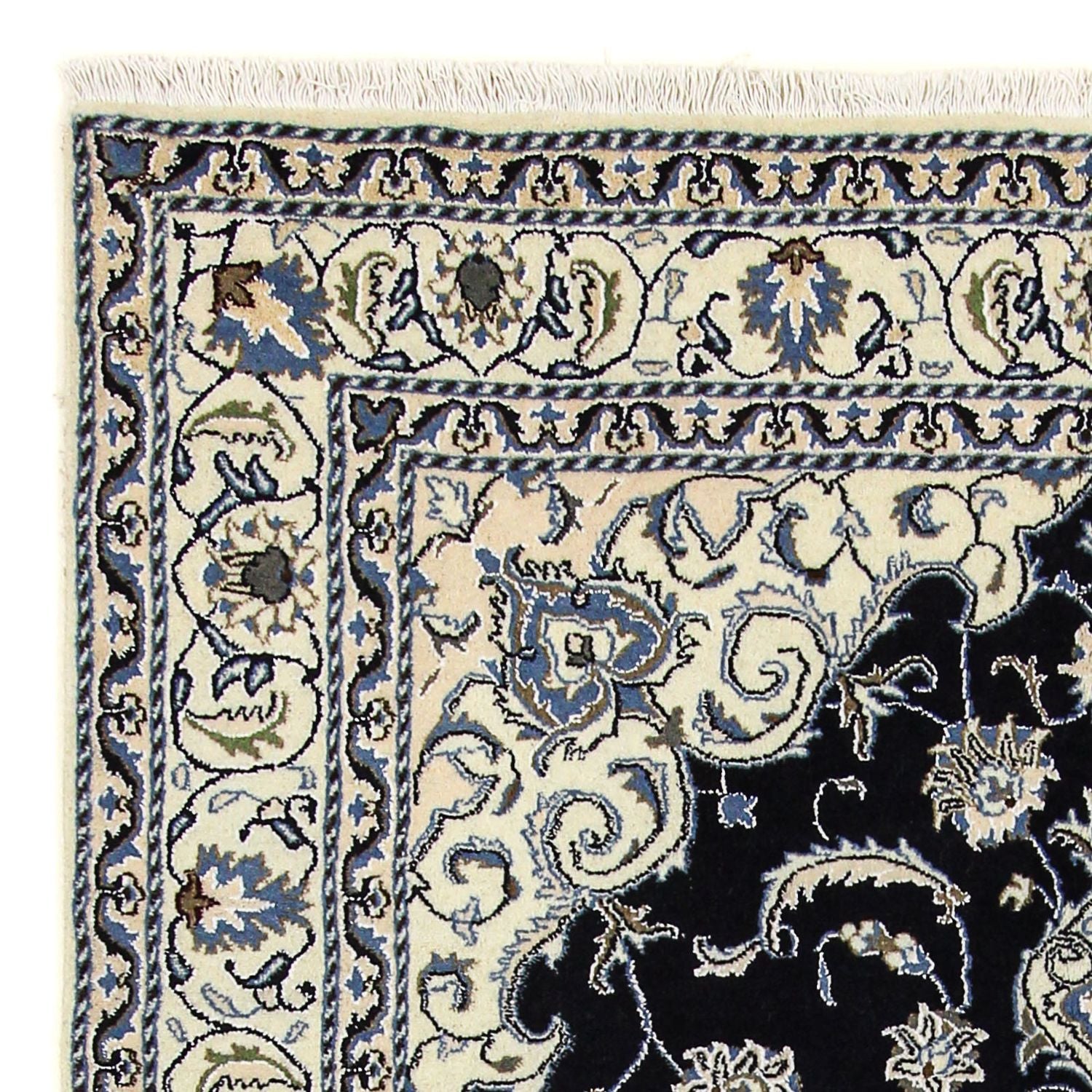 Tappeto Persero - Nain - 226 x 167 cm - blu scuro