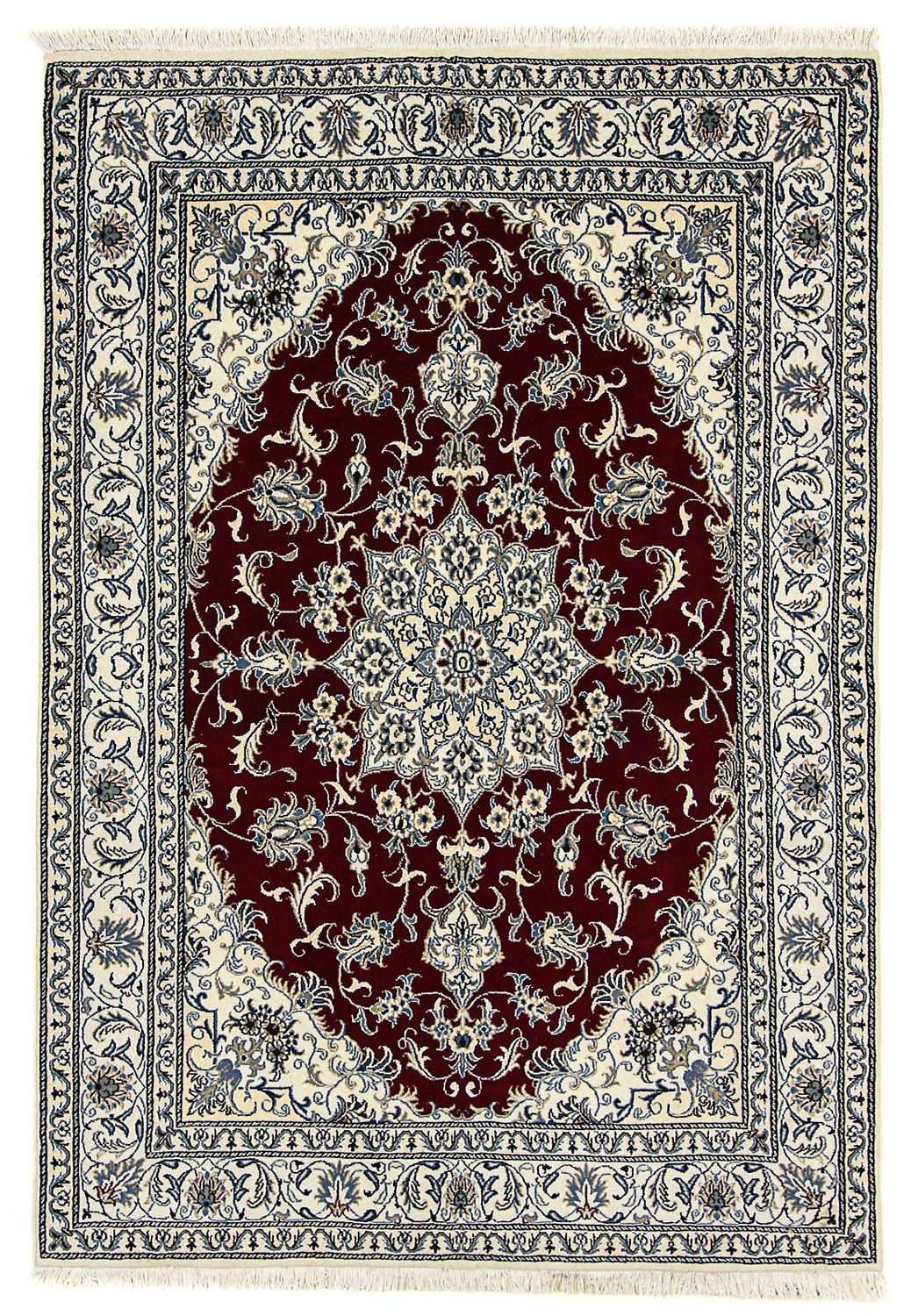 Tappeto Persero - Nain - 238 x 165 cm - rosso scuro