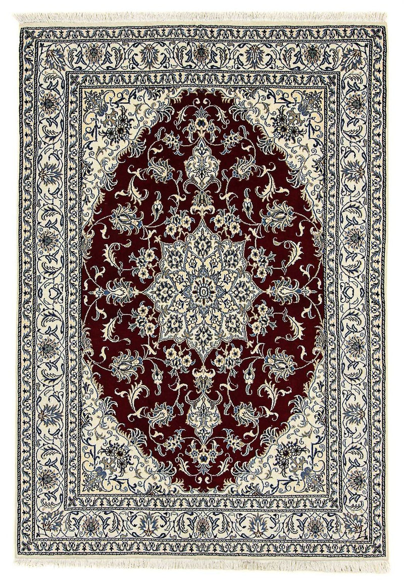 Tappeto Persero - Nain - 238 x 165 cm - rosso scuro