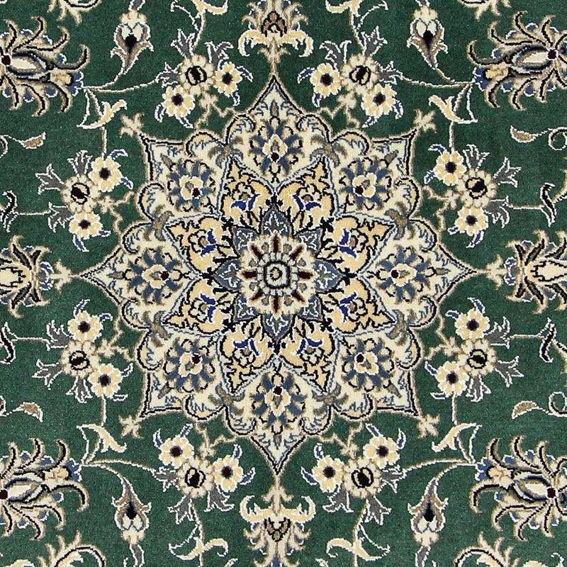 Tappeto Persero - Nain - 237 x 168 cm - verde scuro