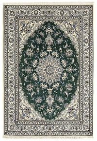 Tappeto Persero - Nain - 245 x 170 cm - verde scuro