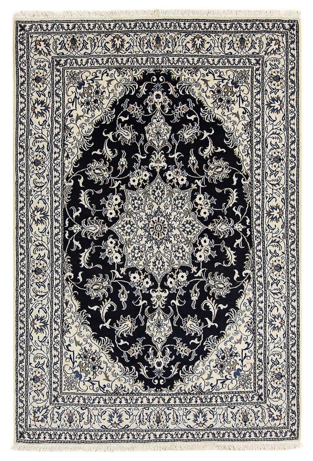 Tappeto Persero - Nain - 246 x 164 cm - blu scuro