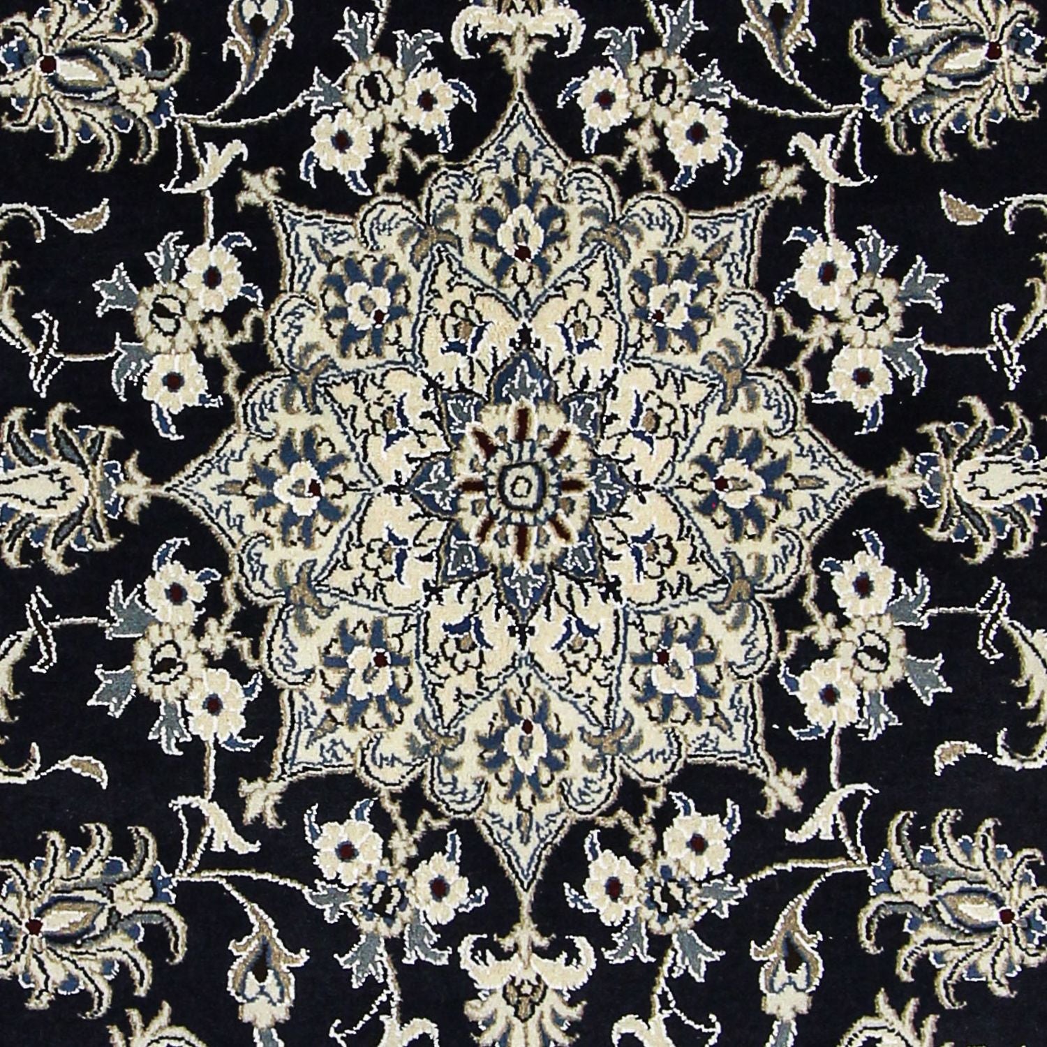 Tappeto Persero - Nain - 246 x 164 cm - blu scuro