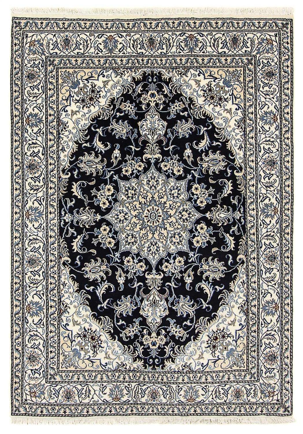 Tappeto Persero - Nain - 235 x 168 cm - blu scuro