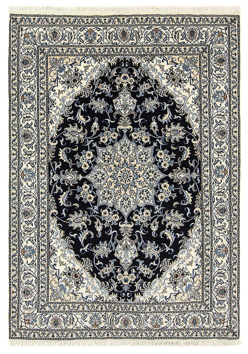 Tappeto Persero - Nain - 235 x 168 cm - blu scuro