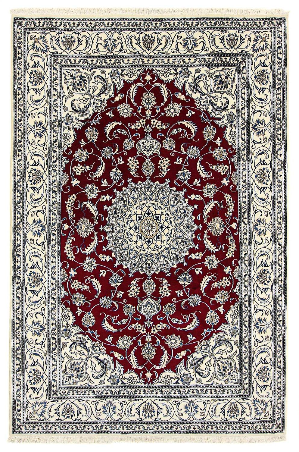 Tappeto Persero - Nain - 297 x 200 cm - rosso scuro
