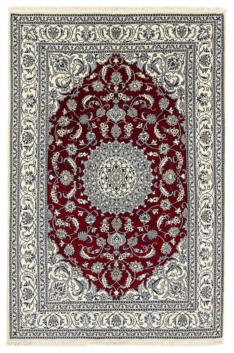 Tappeto Persero - Nain - 297 x 200 cm - rosso scuro