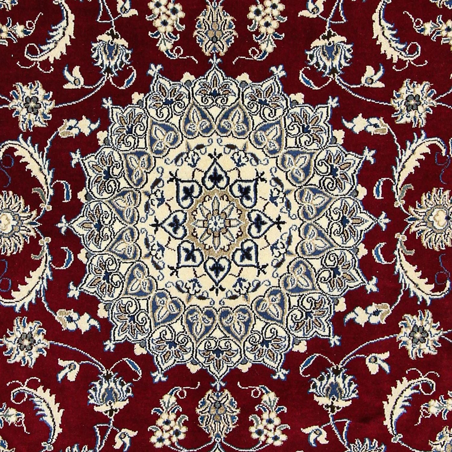 Tappeto Persero - Nain - 297 x 200 cm - rosso scuro