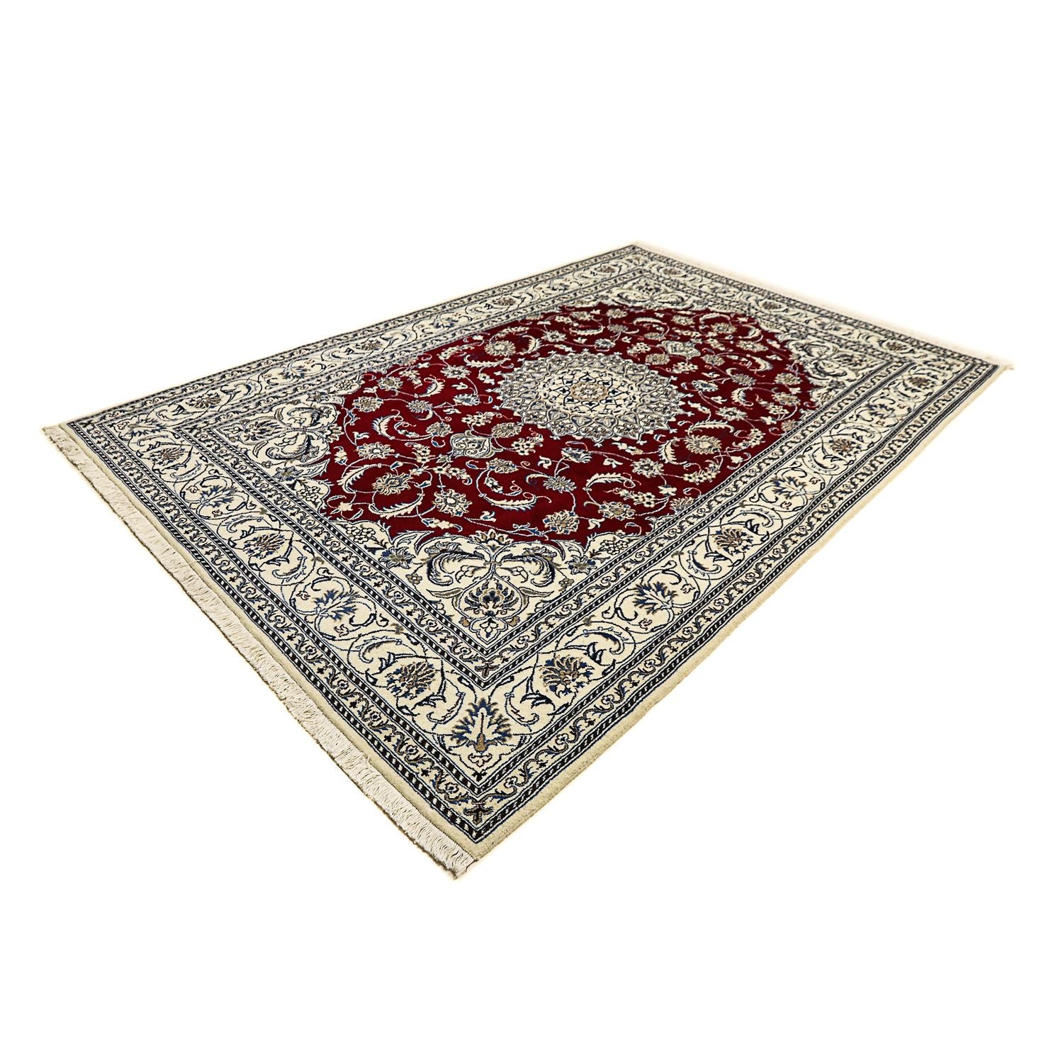 Tappeto Persero - Nain - 297 x 200 cm - rosso scuro