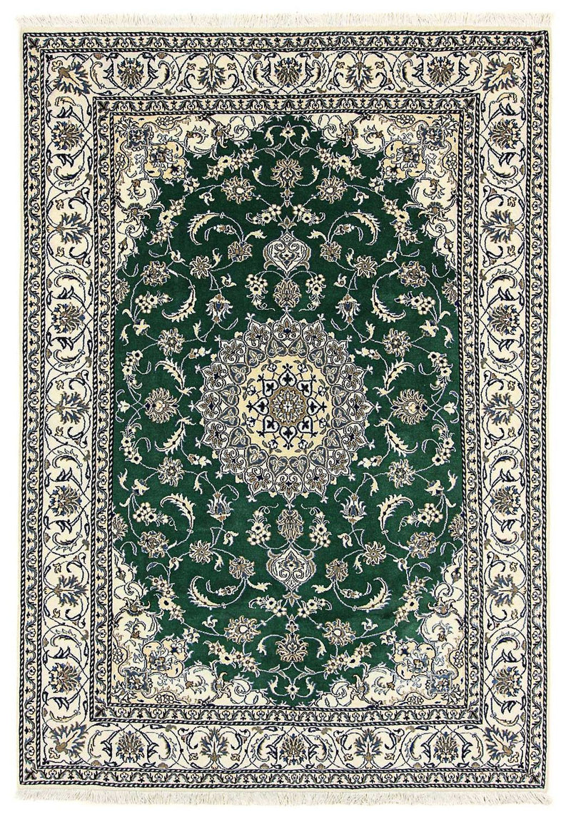 Tappeto Persero - Nain - 286 x 200 cm - verde scuro