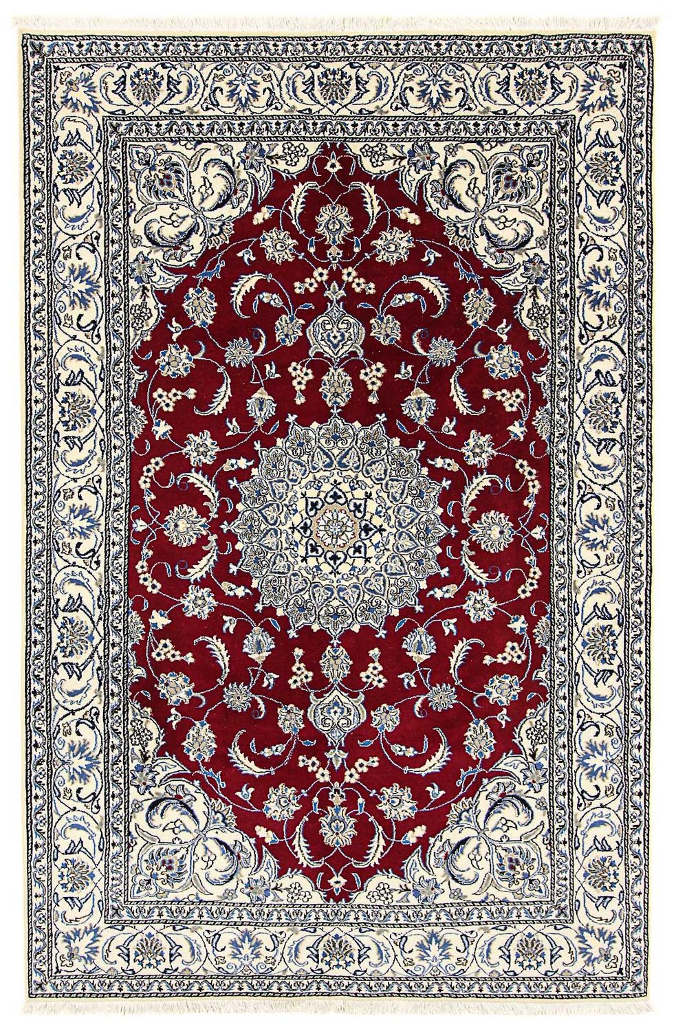 Tappeto Persero - Nain - 295 x 194 cm - rosso scuro