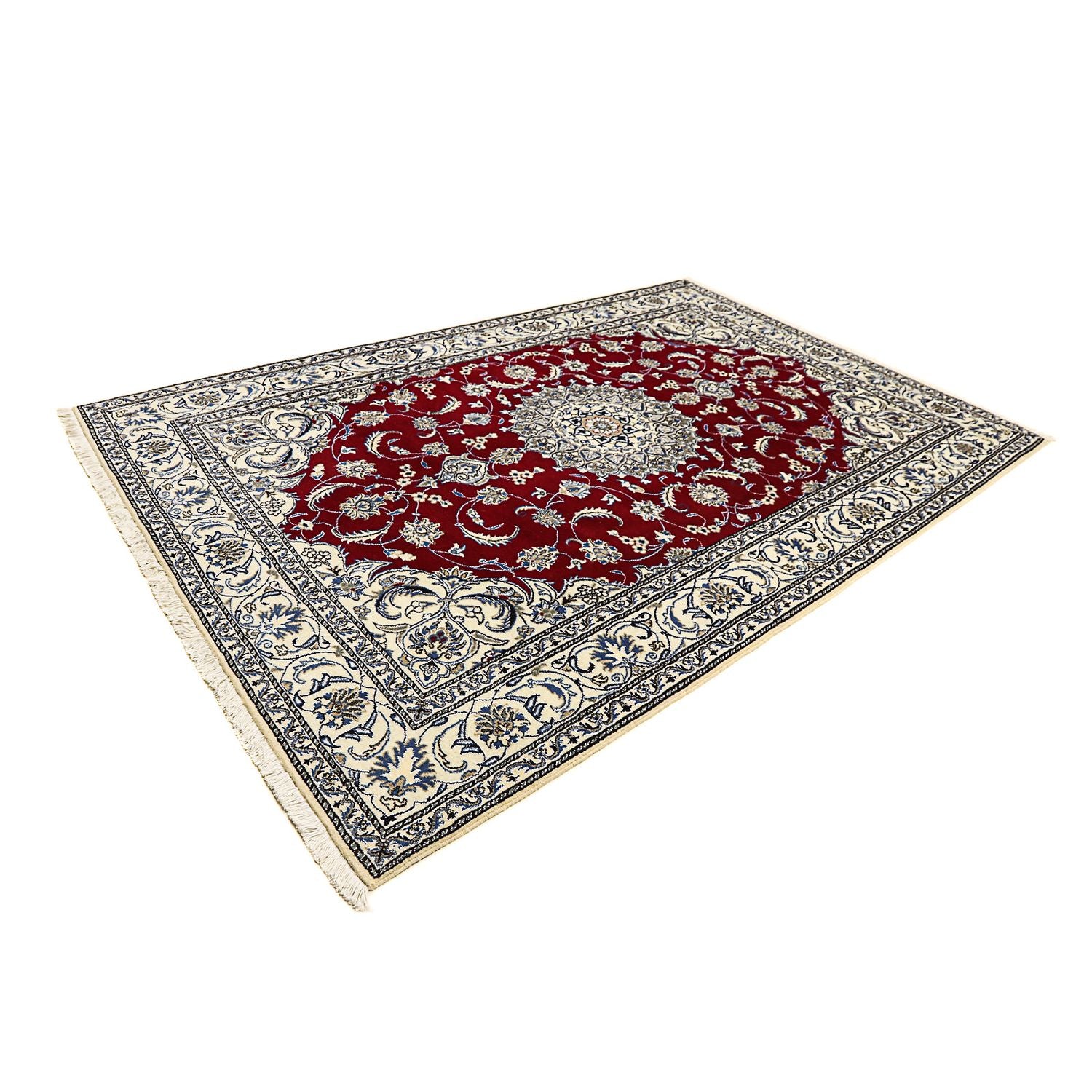 Tappeto Persero - Nain - 295 x 194 cm - rosso scuro