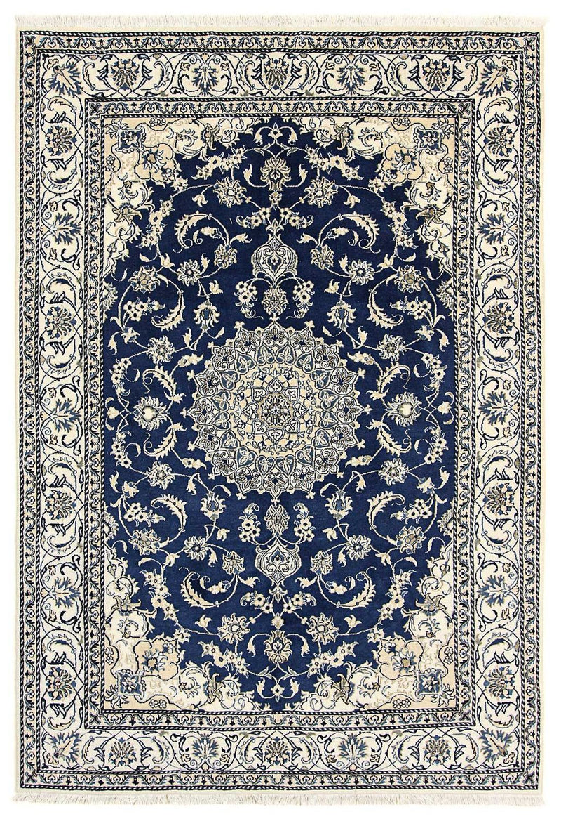 Tappeto Persero - Nain - 290 x 198 cm - blu scuro