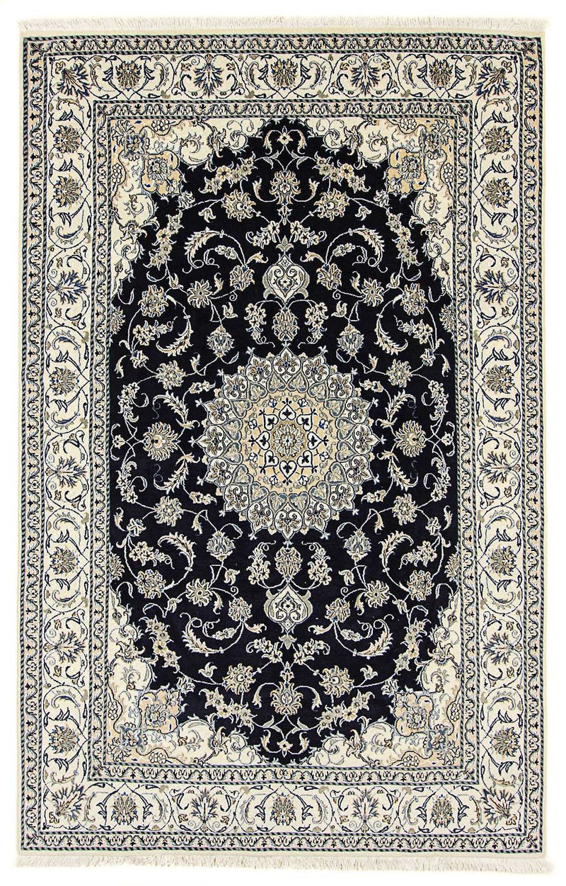 Tappeto Persero - Nain - 305 x 193 cm - blu scuro
