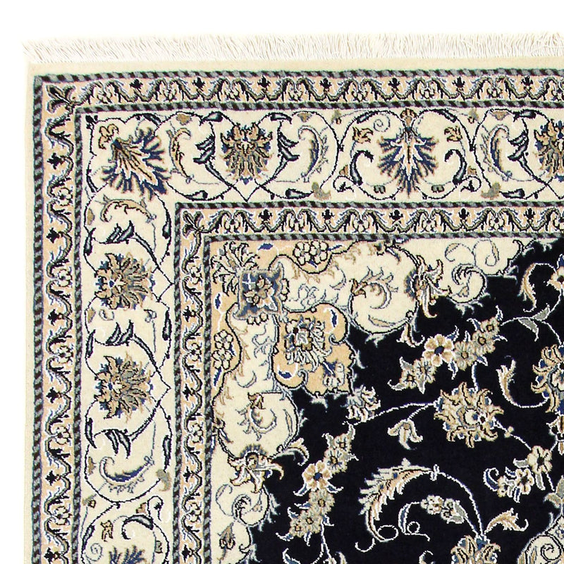 Tappeto Persero - Nain - 305 x 193 cm - blu scuro