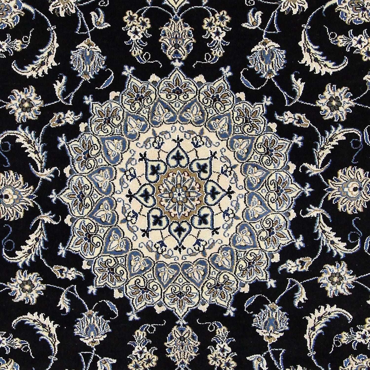 Tappeto Persero - Nain - 296 x 197 cm - blu scuro