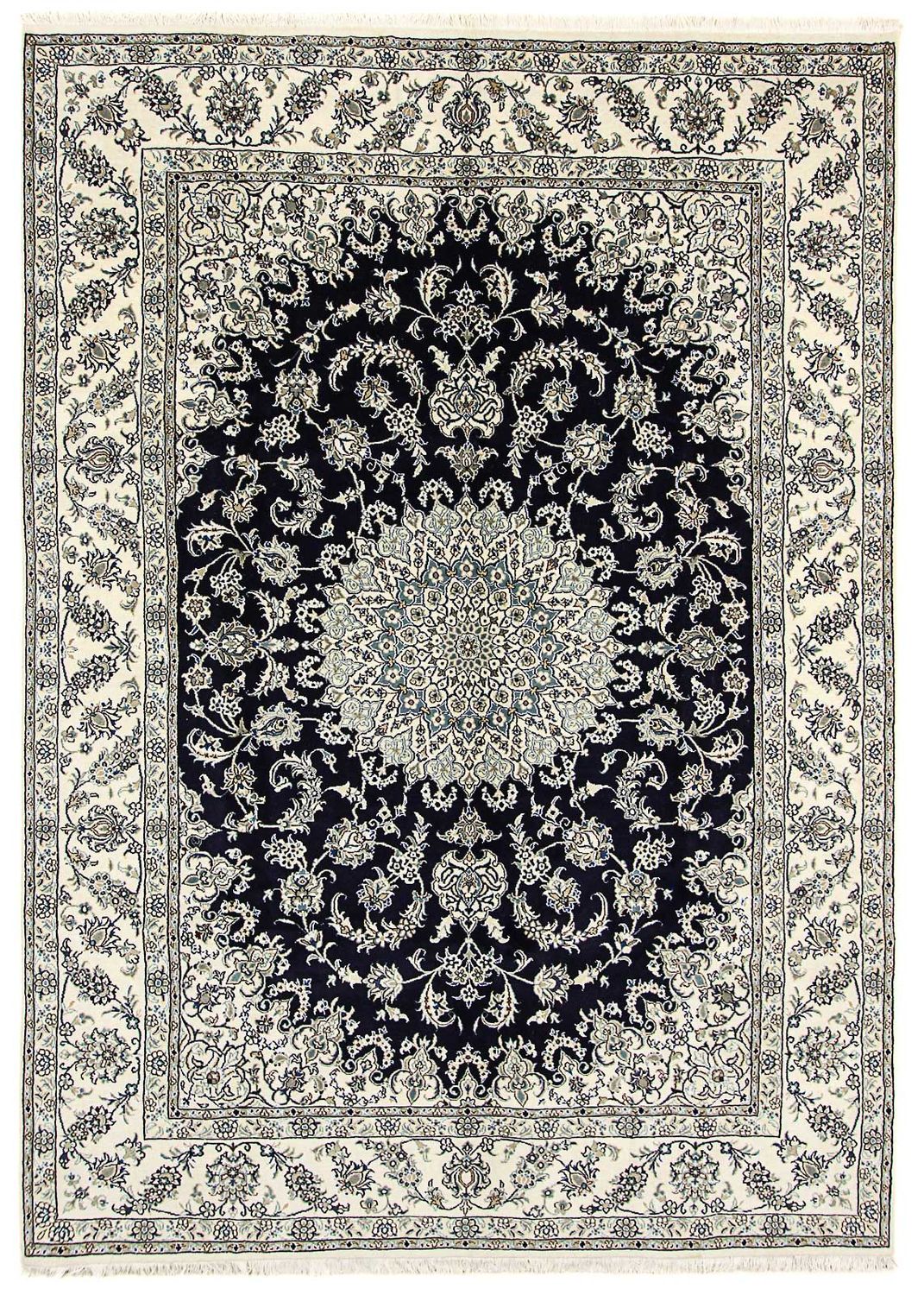 Tappeto Persero - Nain - 343 x 251 cm - blu scuro